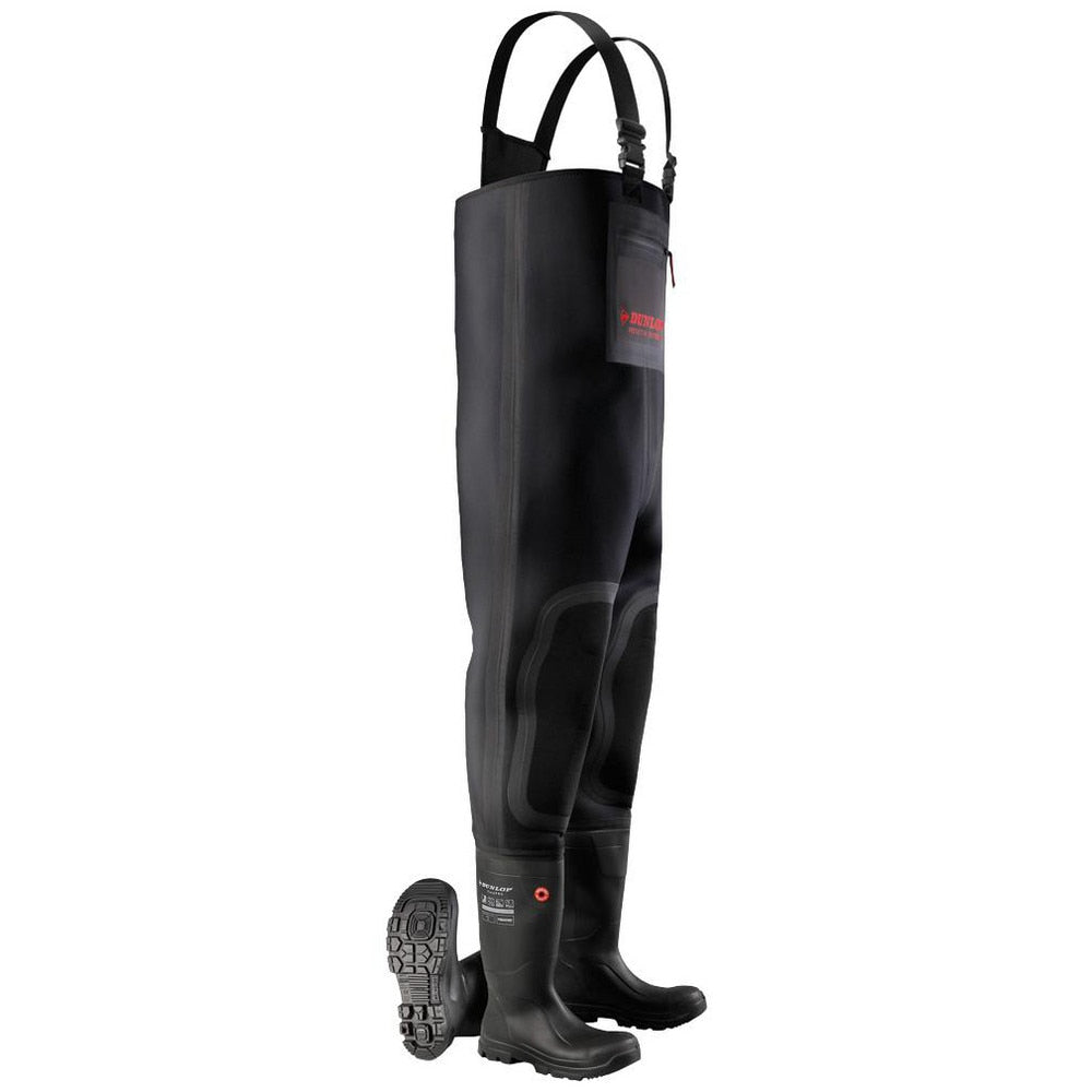 Hip & Chest Wader: Wader, Black, Neoprene, Size 14
