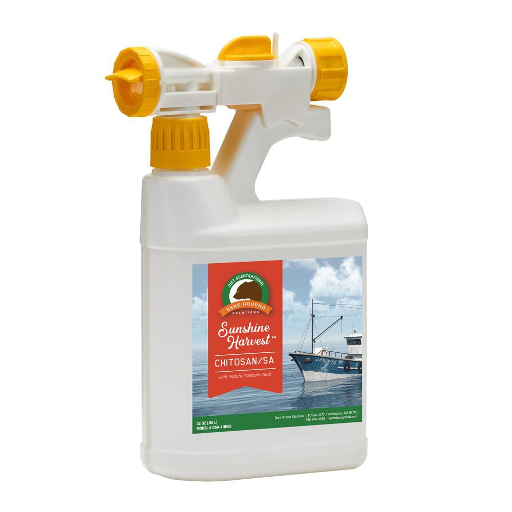 Garden & Pump Sprayer Accessories; Description: Sunshine Harvest Chitosan with Salicylic Acid 32oz mixing hose end sprayer included.; Form: Liquid; For Use With: Sprayer; Chemical Safe: Yes; Type: Fertilizer