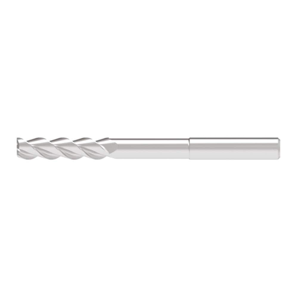 Corner Radius End Mill: 6.00 mm Dia, 25.00 mm LOC, 1.50 mm Radius, 3 Flute, Solid Carbide