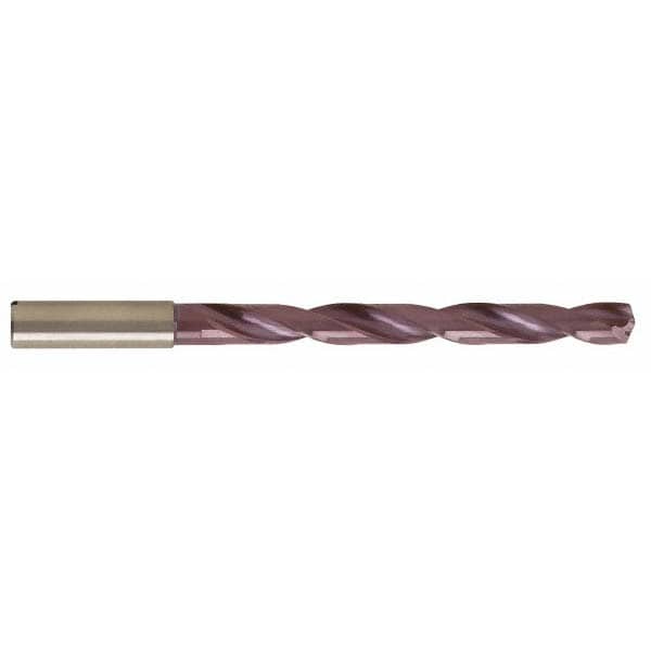Taper Length Drill Bit: Series 5512, 5/8" Dia, 140 ° Point, Solid Carbide