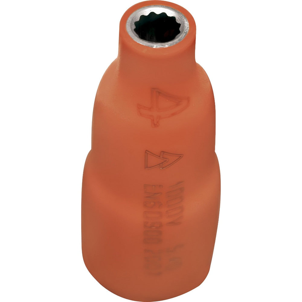 Standard Hand Socket: 1/4" Drive, 14.00 mm Socket, 12-Point