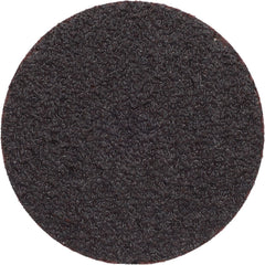 Quick-Change Disc: Type S, 3" Dia, 24 Grit, Aluminum Oxide, Coated