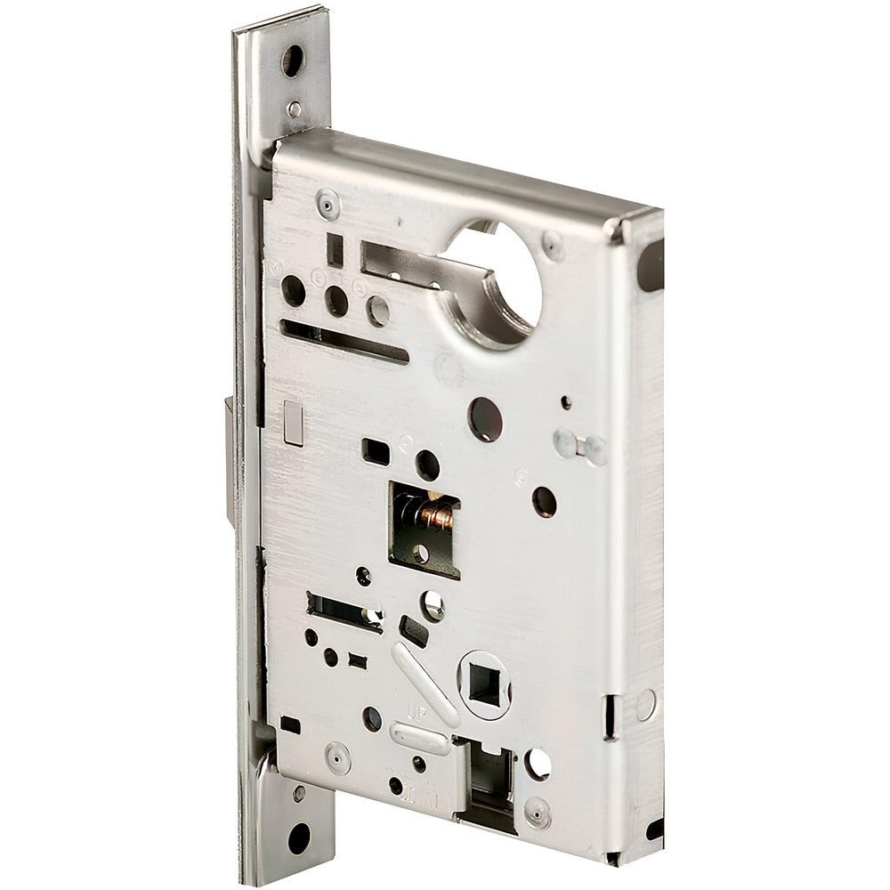 Electromechanical Locks; Type:  Electrified Mortise Lock; Fail Safe: Yes; Fail Secure: No; Request to Exit: No; Finish: Satin Chrome; Material: Metal