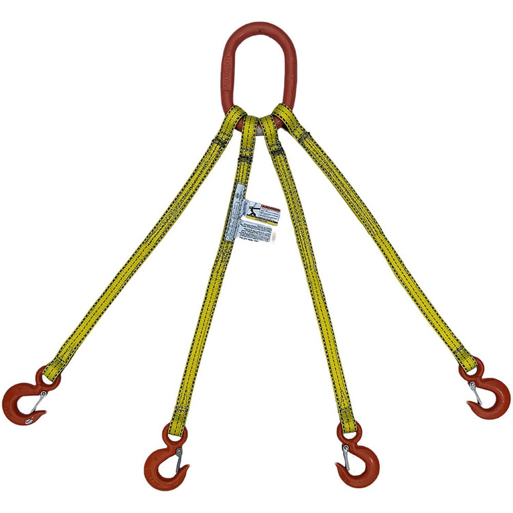 Bridle, Type 10 Web Sling: 16' Long, 2" Wide, Polyester