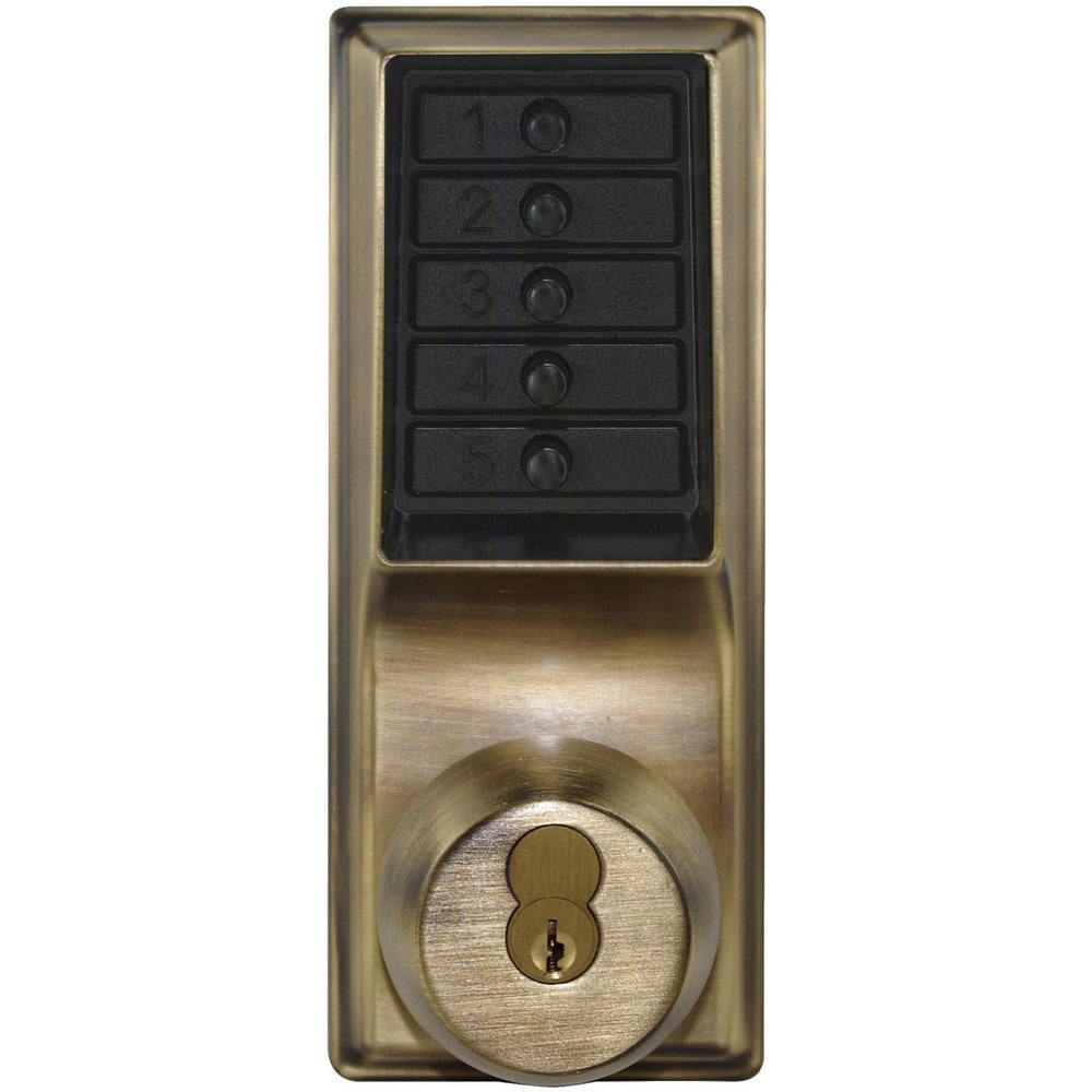 Knob Locksets; Type: Entrance; Key Type: Keyed Different; Material: Metal; Finish/Coating: Antique Brass; Compatible Door Thickness: 1-3/8" to 2-1/4"; Backset: 2.75; Lockset Grade: Grade 1