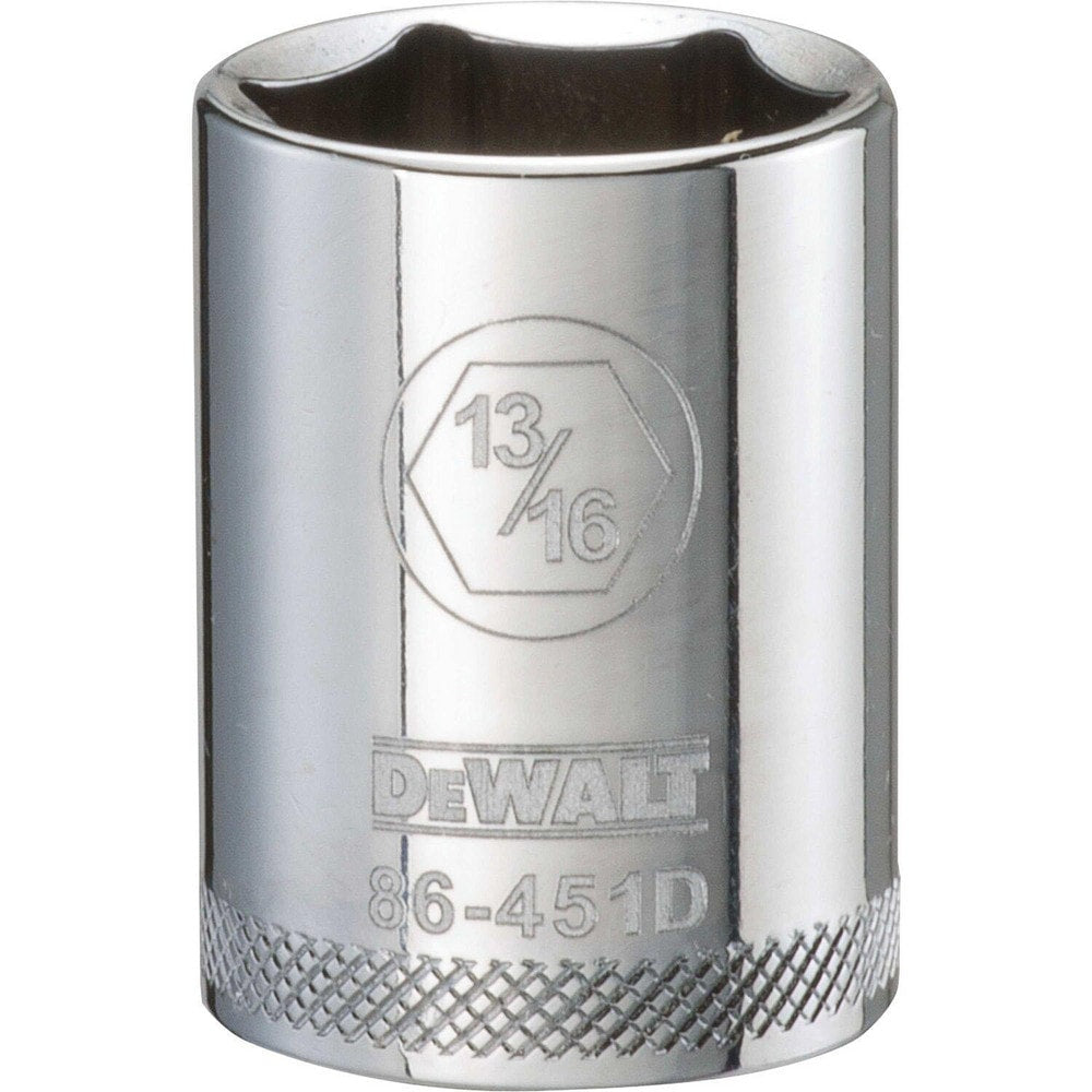 Standard Hand Socket: 1/2" Drive, 13/16" Socket, 6-Point