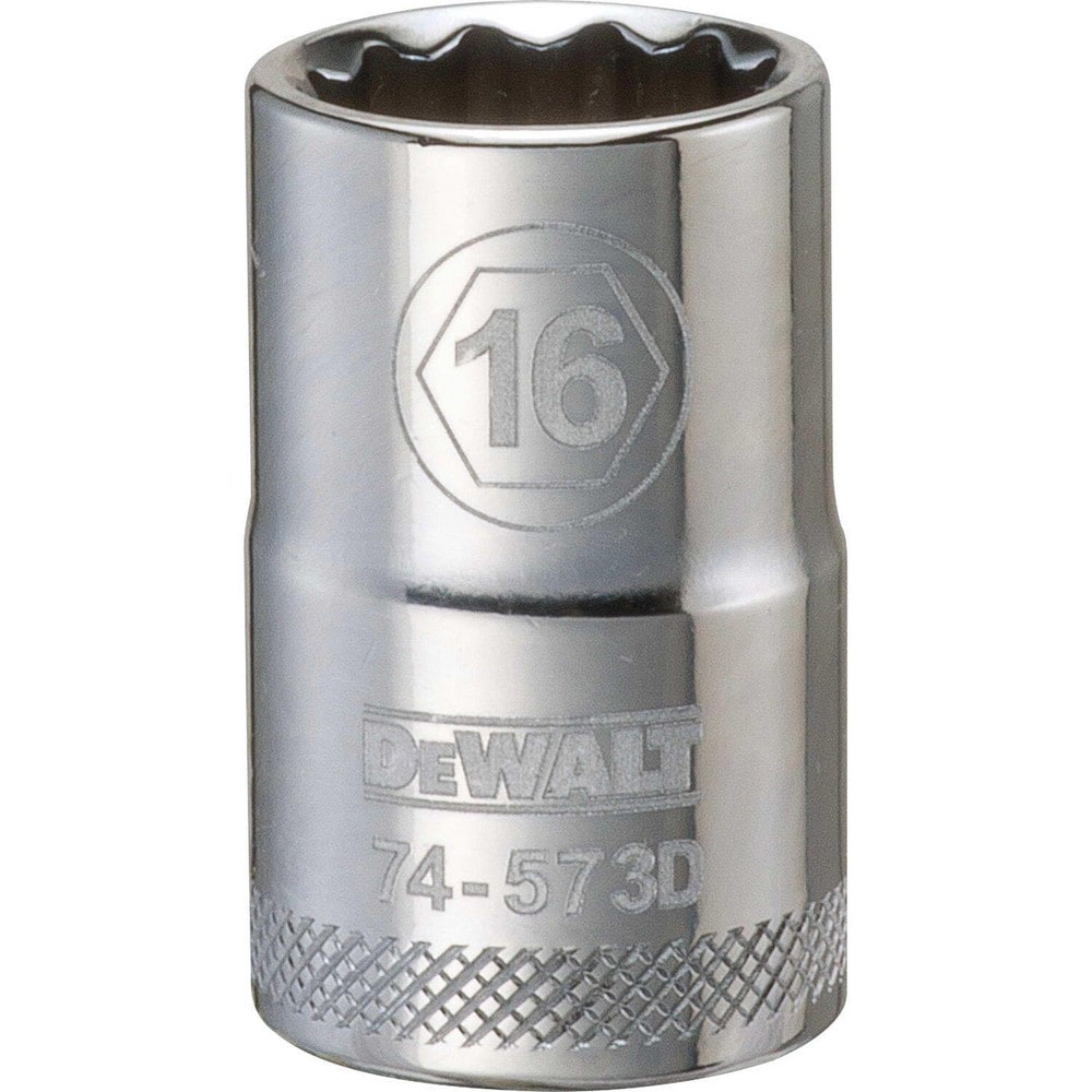 Standard Hand Socket: 1/2" Drive, 16.00 mm Socket, 12-Point