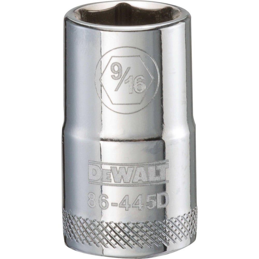 Standard Hand Socket: 1/2" Drive, 9/16" Socket, 6-Point