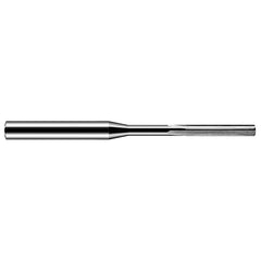 Chucking Reamer: 3/8" Dia, 6" OAL, 1-1/4" Flute Length, Straight-Cylindrical Shank, Solid Carbide