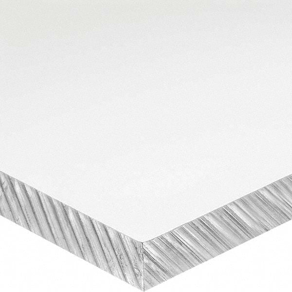 Plastic Sheet: Polycarbonate, 1/4" Thick, 48" Wide, 8' Long, 9000 psi Tensile Strength