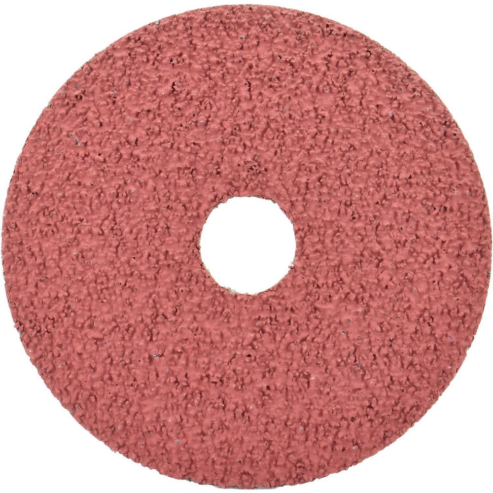 Fiber Disc: 5" Disc Dia, Arbor Hole, 50 Grit, Aluminum Oxide