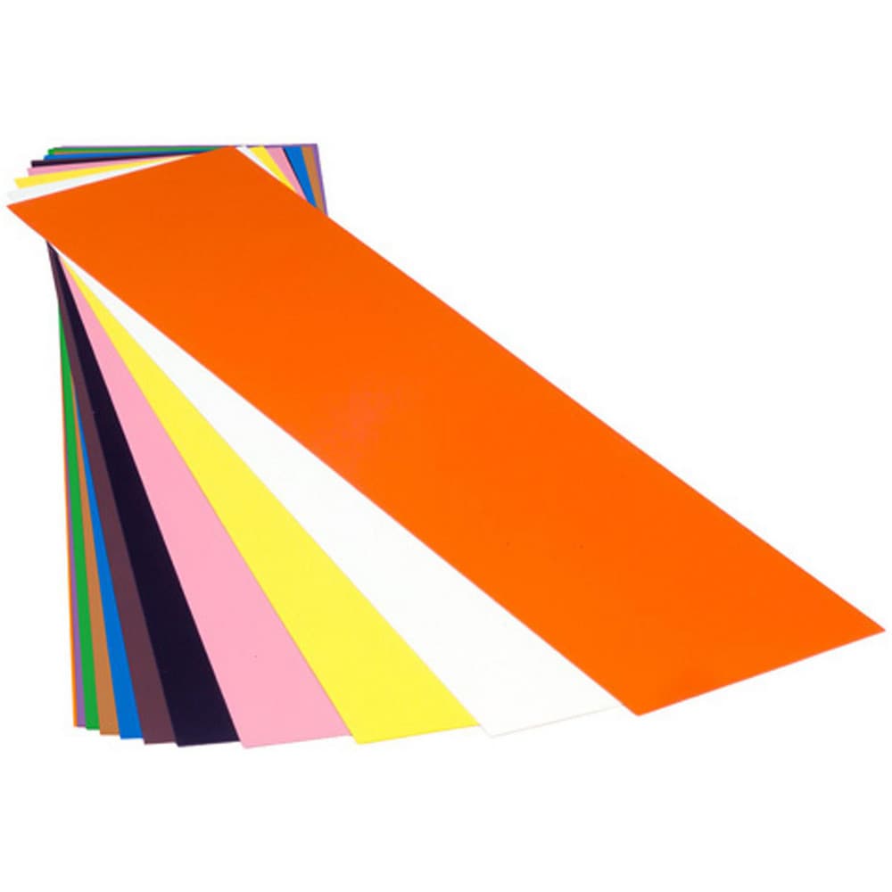 Plastic Shim Stock; Type: Shim Stock Sheet; Thickness (Decimal Inch): 0.002 in; Width (Inch): 10; Length (Inch): 20.00; Color: Red; Thickness Tolerance: +/- 5%; Minimum Temperature: -90°F