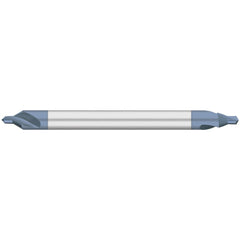Combo Drill & Countersink:  #6,  1/2" Body Dia,  118°,  Solid Carbide