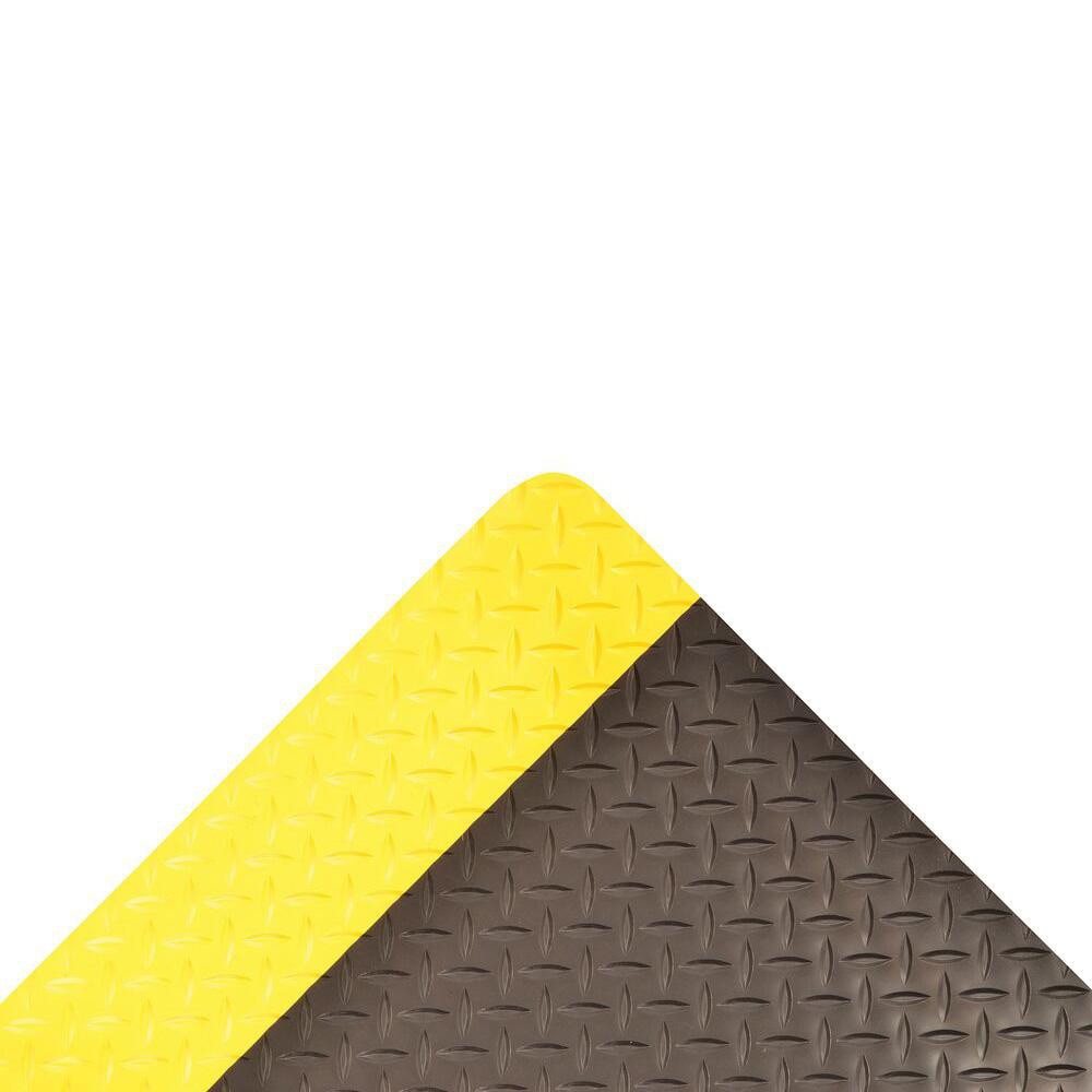 Anti-Fatigue Mat: 3/4" Thick, Nitrile Rubber, Beveled Edge, Heavy Duty