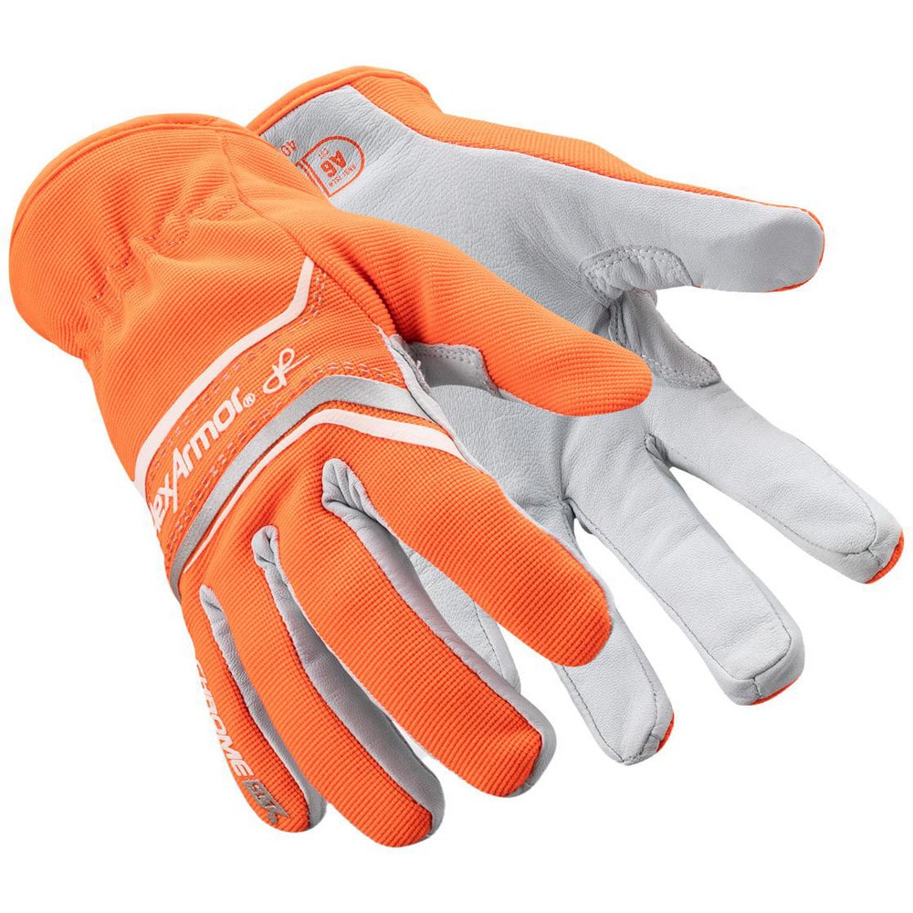 Unlined Leather Palm Gloves: Size X-Large, Goatskin & Leather Coated