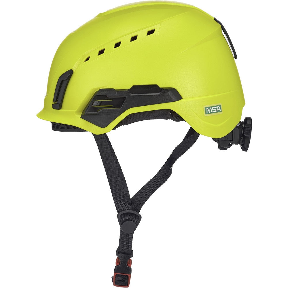 Rescue Helmet: Ratchet Adjustment, 4-Point Suspension, ABS