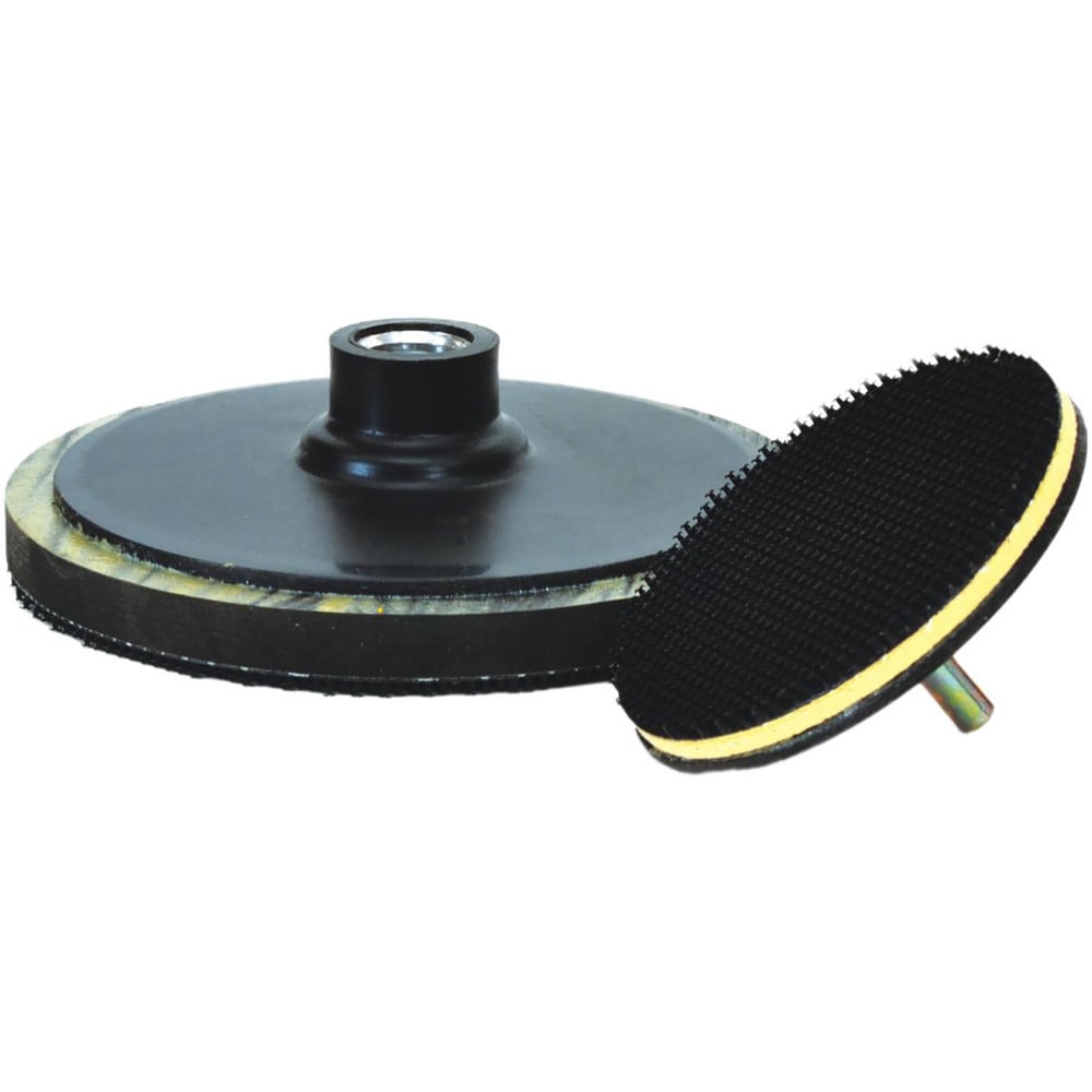 Disc Backing Pad: 3" Dia, Hook & Loop