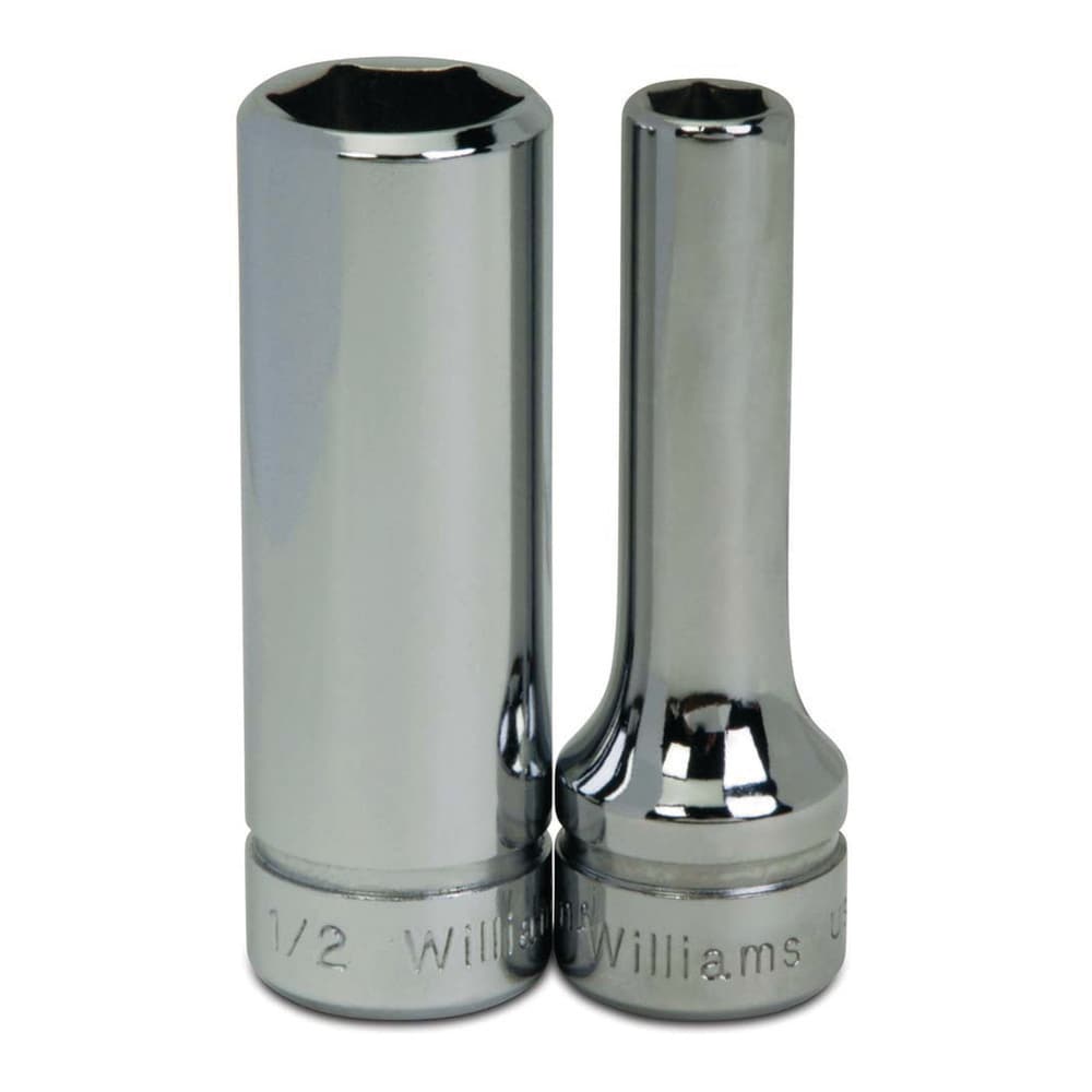 Deep Socket Hand Socket: 3/8" Drive, 15/16" Socket, 6-Point