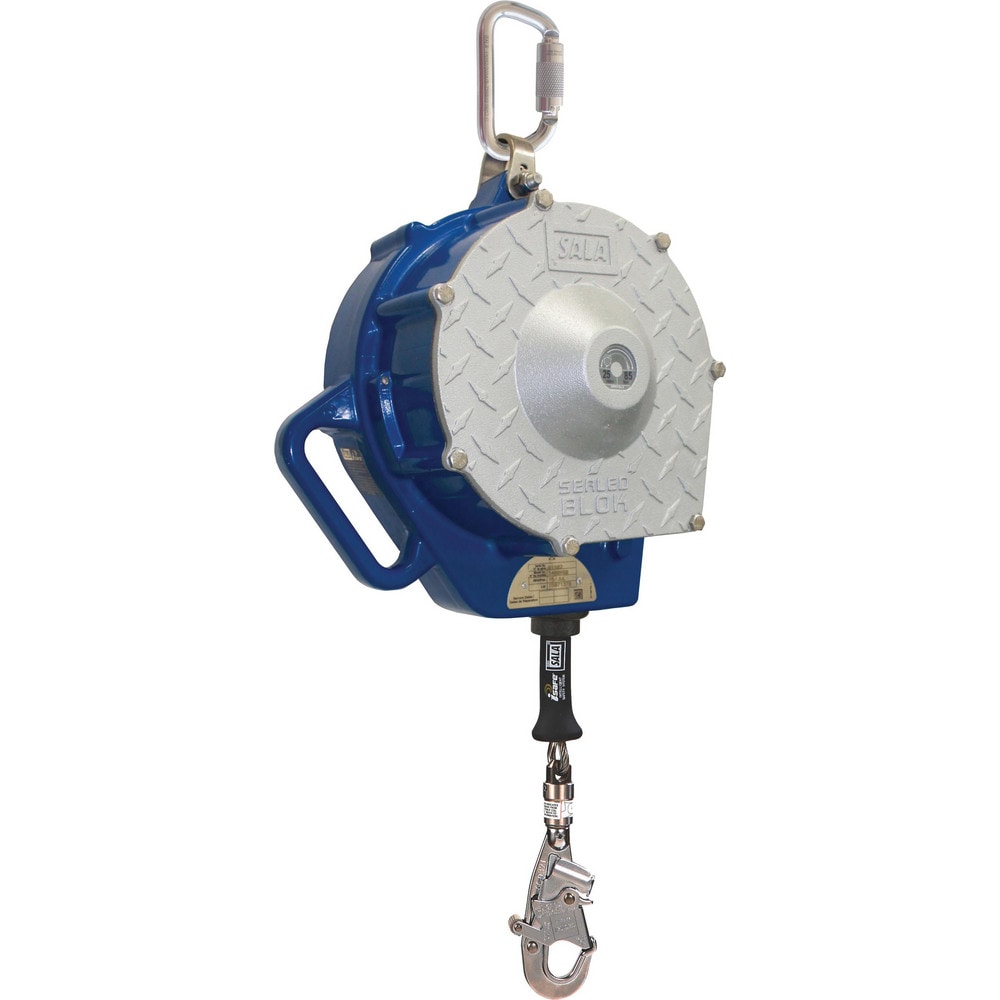 Self-Retracting Lifeline: 310 lb Capacity, 85.00' Lifeline, Swivel Snap Hook