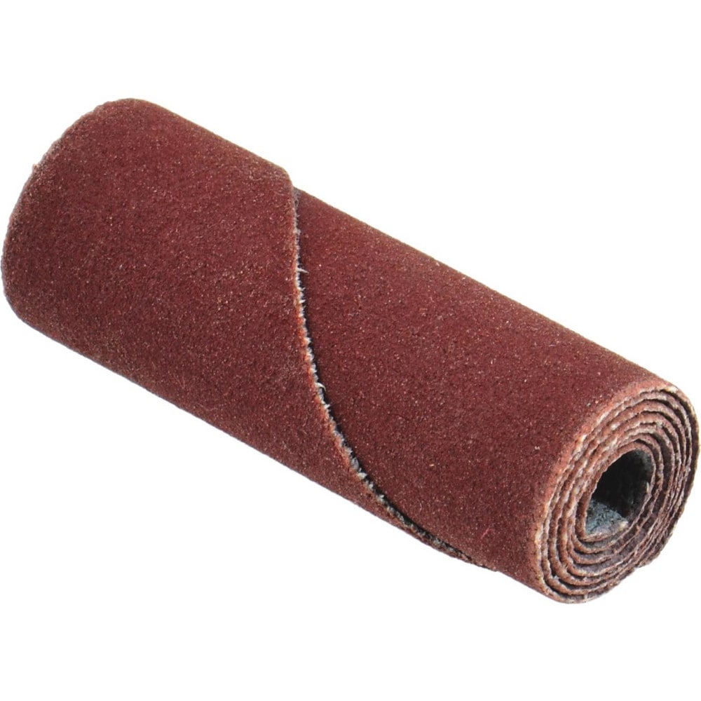 Straight Cartridge Roll: 3/4" Dia, 1-1/2" OAL, 100 N/A Aluminum Oxide