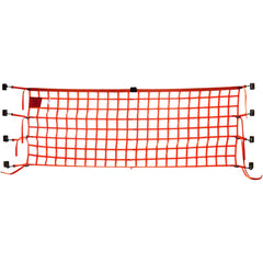 Multi-Purpose Fence & Net; Type: Loading Dock Safety Netting; Mesh Size: 6 in; Color: Safety Orange; Material: Polyester