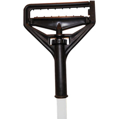 Mop Handle: 58" Long Fiberglass, Use with Wet Mops