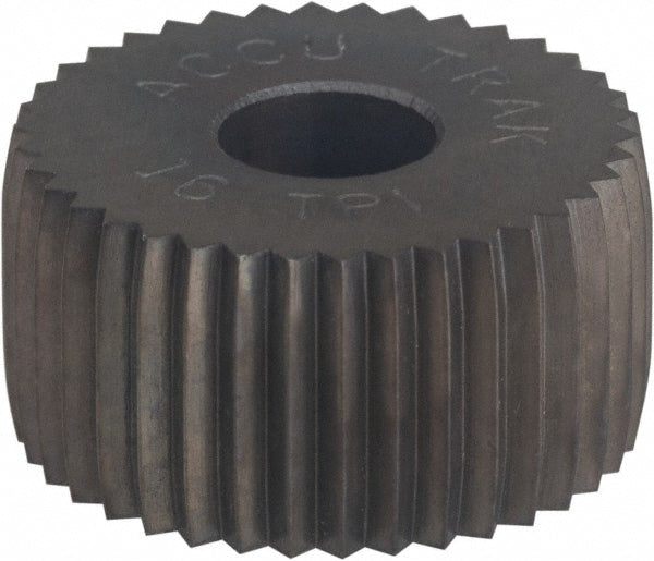 Convex Knurl Wheel: 3/4" Dia, 80 ° Tooth Angle, Straight, Cobalt