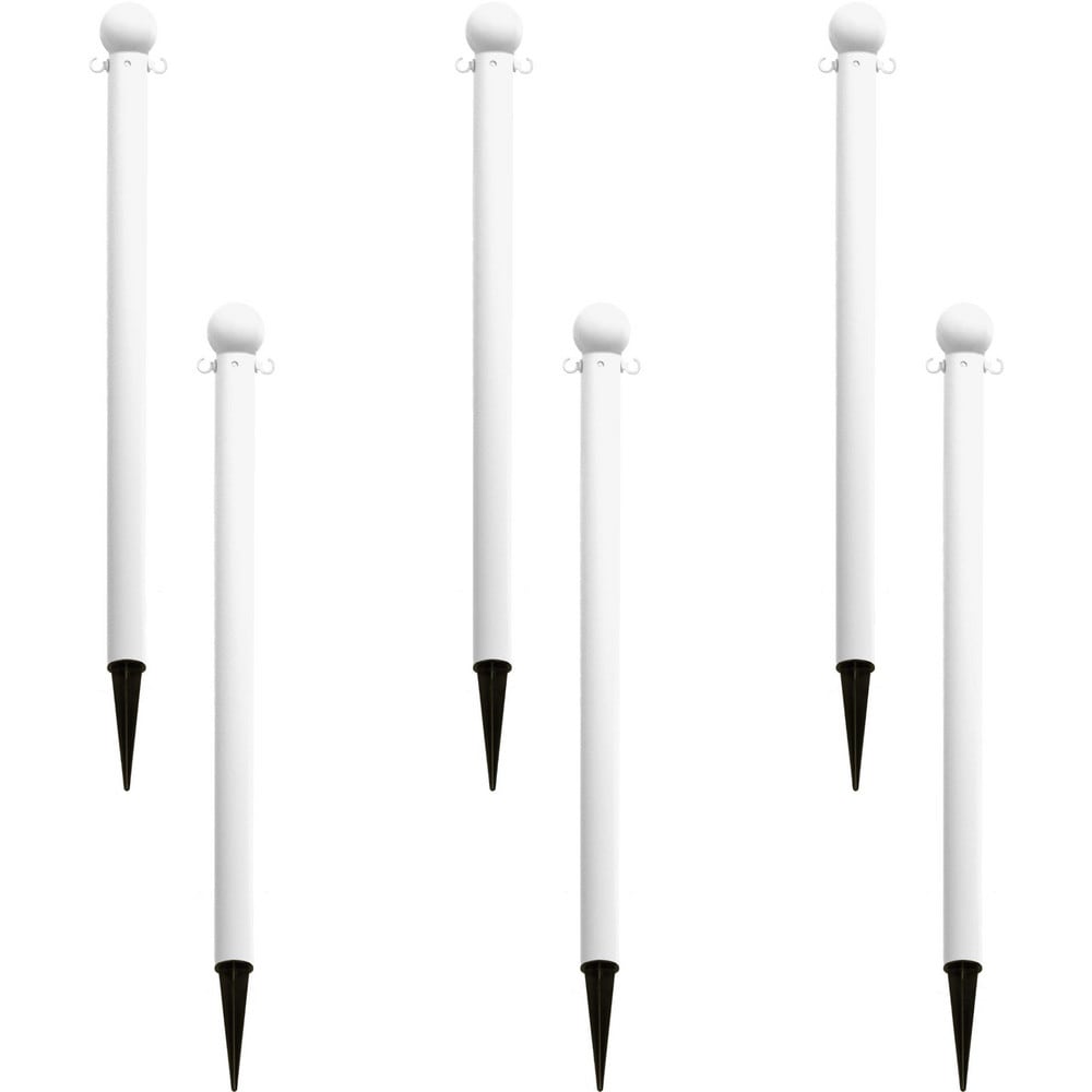 Barrier Posts; Post Type: Standard Post; Post Material: Polyethylene, Plastic; Base Material: Plastic; Surface Style: Solid Color