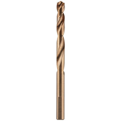 Mechanics Drill Bit:  0.2960" Dia,  135°,  Cobalt,  Hex Shank,  Split Point