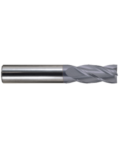 7/16″ × 7/16″ × 1″ × 2 3/4″ 4 Flute Square End Carbide End Mill-Plain Shank - YG Tylon F