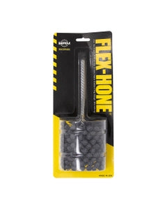 3″ Bore Diameter × 3″ Hone Length × 8″ Overall Length, 40 Grit, Boron Carbide - Standard Duty Flex-Hone