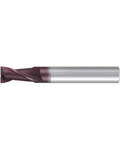 Square End Mill; 4 mm Dia. × 8 mm LOC × 6 mm Shank Dia. × 57 mm OAL ; 2 FL ; Carbide ; AlTiN ; Series 2512A