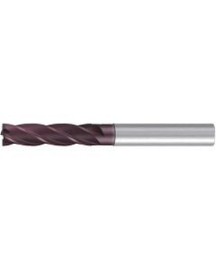 Chamfer End Mill; 16 mm Dia. × 64 mm LOC × 16 mm Shank Dia. × 128 mm OAL ; 5 FL ; Carbide ; AlTiN ; Series 2528A
