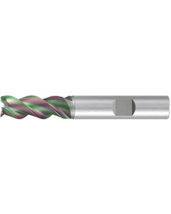 Chamfer End Mill; 16 mm Dia. × 32 mm LOC × 16 mm Shank Dia. × 92 mm OAL ; 3 FL ; Carbide ; GLT ; Series 2545K