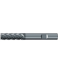 Square End Mill; 1/2″ Dia. × 1-1/2″ LOC × 1/2″ Shank Dia. × 3-3/4″ OAL ; 5 FL ; Carbide ; AlCr ; Series 2573L