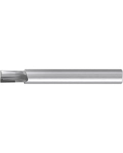 Chamfer End Mill; 4 mm Dia. × 6 mm LOC × 6 mm Shank Dia. × 75 mm OAL ; 6 FL ; CBN ; Bright ; Series 2810