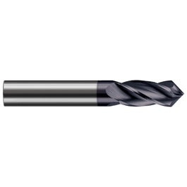 9/64″ Dia. × 9/16″ LOC × 3/16″ Shank Size × 2″ OAL, 90 Degrees, Carbide, AlTiN Nano, Drill/End Mills