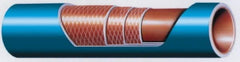 Federal Hose - 4-1/2" ID x 4.82" OD x 3' OAL, Coolant Hose - -65 to 350°F, Blue - Americas Industrial Supply