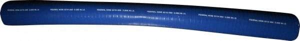 Federal Hose - 3" ID x 3.32" OD x 3' OAL, Coolant Hose - -65 to 350°F, Blue - Americas Industrial Supply