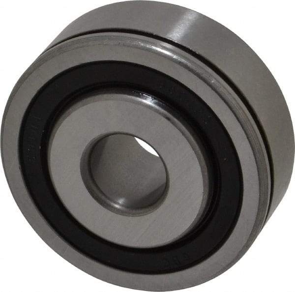 Value Collection - 1/2" Bore Diam, 1-3/4" OD, Double Seal Semi Ground Extra Light Radial Ball Bearing - 1 Row, Round Bore, 707 Lb Static Capacity, 1,366 Lb Dynamic Capacity - Americas Industrial Supply