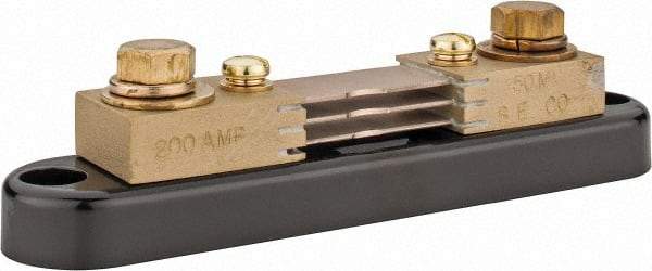 Simpson Electric - Panel Meter Portable Shunt - 200, 50 mV Drop, Screw Terminal, For Use with Falcon Series 200 mVDC Meters - Americas Industrial Supply