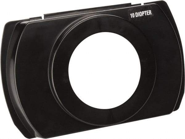 Electrix - 8 Diopter, 3" Wide, Task & Machine Light Magnifier Lens - Black, For Use with 7450 & 7452 Magnifiers - Americas Industrial Supply