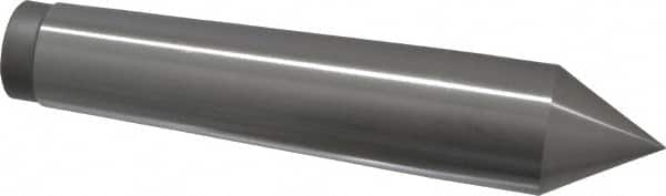 Value Collection - 1.24" Head Diam, Steel Standard Point Solid Dead Center - 4MT Morse Taper, 1.24" Point Diam, 6-5/16" OAL - Americas Industrial Supply