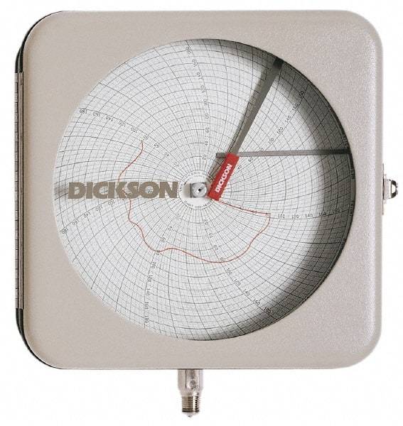 Dickson - -22 to 122°F, 24 Hour Recording Time Chart - 8 Inch Diameter, Use with To be Used with Pr8 Recorders - Americas Industrial Supply