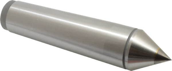 Value Collection - 1.76" Head Diam, Carbide-Tipped Steel Standard Point Solid Dead Center - 5MT Morse Taper, 1.76" Point Diam, 7-7/8" OAL - Americas Industrial Supply