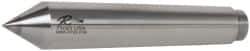 Riten - 1.231" Head Diam, Carbide-Tipped Steel Standard Point Solid Dead Center - 4MT Morse Taper, 1.231" Point Diam, 6-3/4" OAL - Americas Industrial Supply