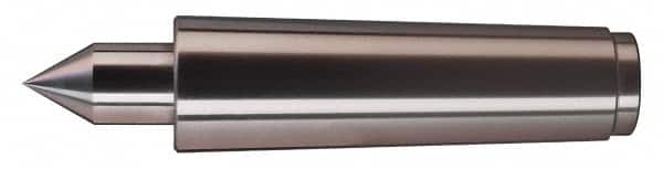 Concentric - Straight Shank, Live Center - 1.509" Point Diam, 2-3/4" Point Len, 2,500 Lb Max Workpiece, Standard Point - Americas Industrial Supply