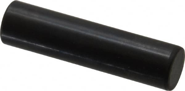 Holo-Krome - 10mm Diam x 40mm Pin Length Grade 8 Alloy Steel Standard Dowel Pin - Black Luster Finish, C 60 (Surface) & C 50-58 Hardness, 1 Beveled & 1 Rounded End - Americas Industrial Supply