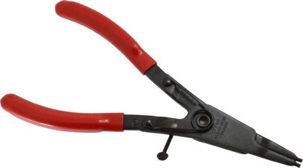 Rotor Clip - SH External Retaining Ring Pliers - 9-1/8" OAL - Americas Industrial Supply