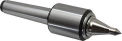 Royal Products - MT3 Taper Shank, 1.7" Head Diam 830 Lb Capacity Live Center - 12,000 Max RPM, 2.12" Head Length, 7/8" Point Diam, 1-3/4" Point Len, 180 Lb Max Workpc, 7-7/32" OAL, 3/8" Tip Diam, Long Point - Americas Industrial Supply